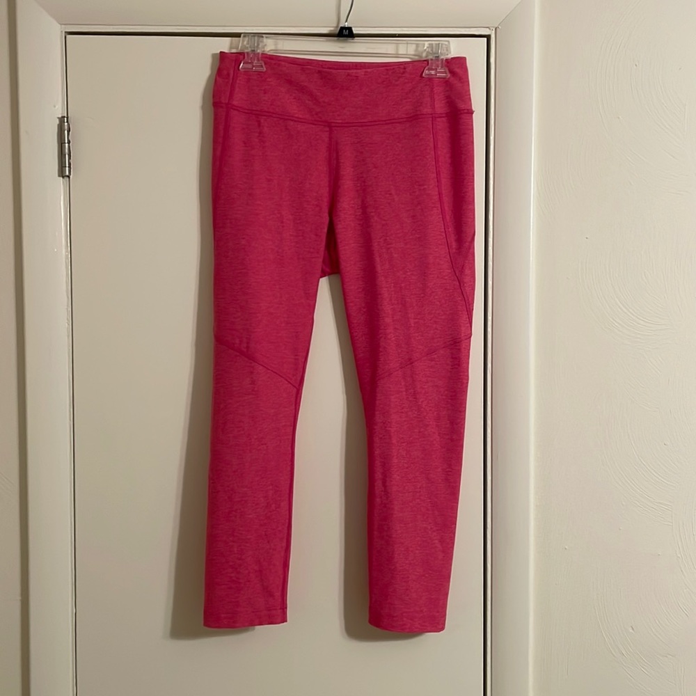 Outdoor Voices TechSweat Free Form Hot Pink 7/8 Leggings Size Large